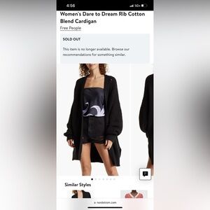 Free People Dare to Dream Rib Cardigan